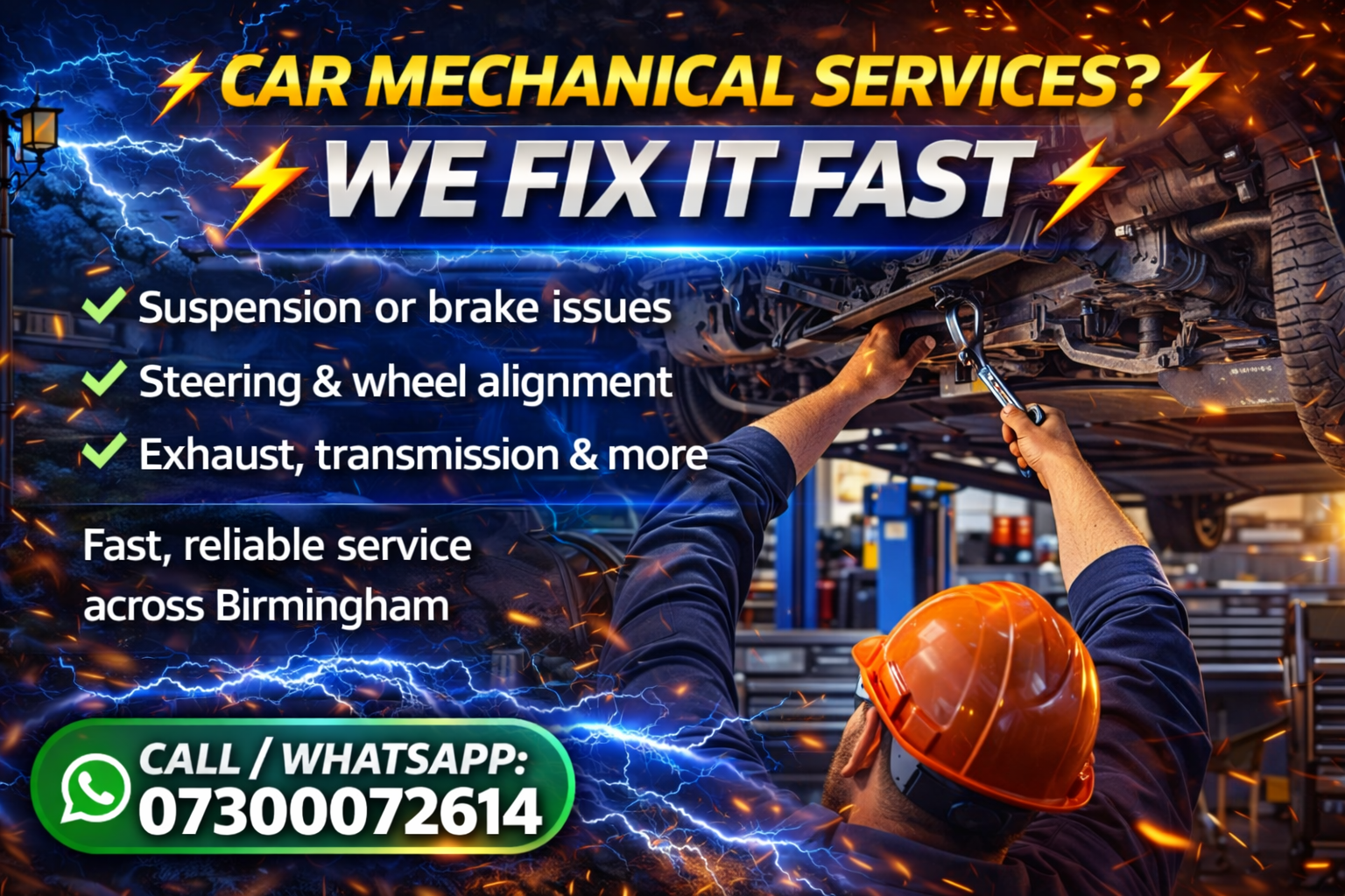 Car mechanical repairs