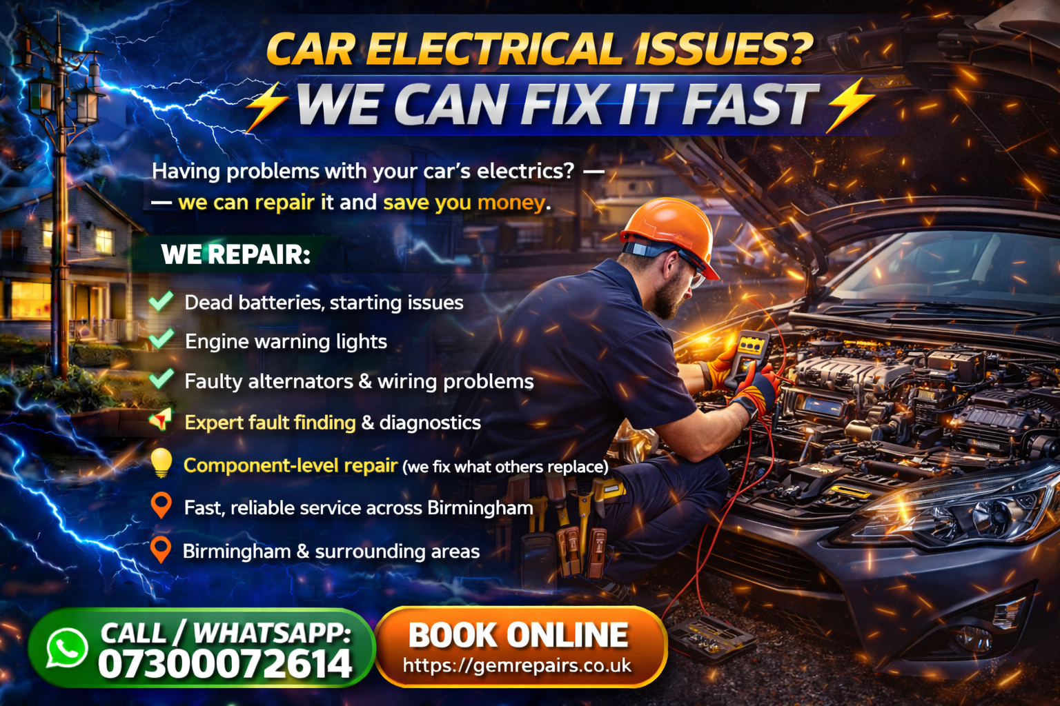 Car Electrical Repairs Service