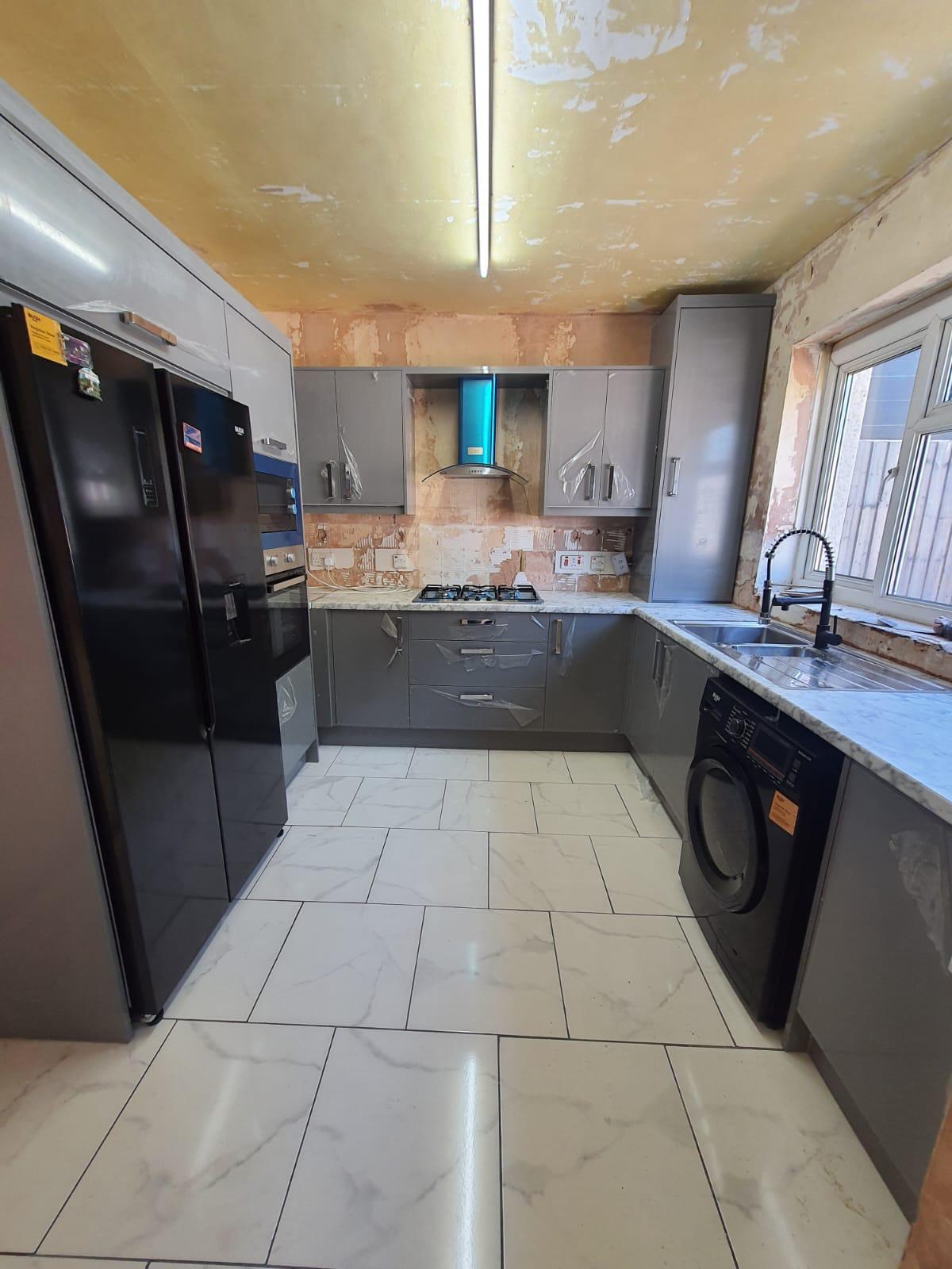 Kitchen fitting work