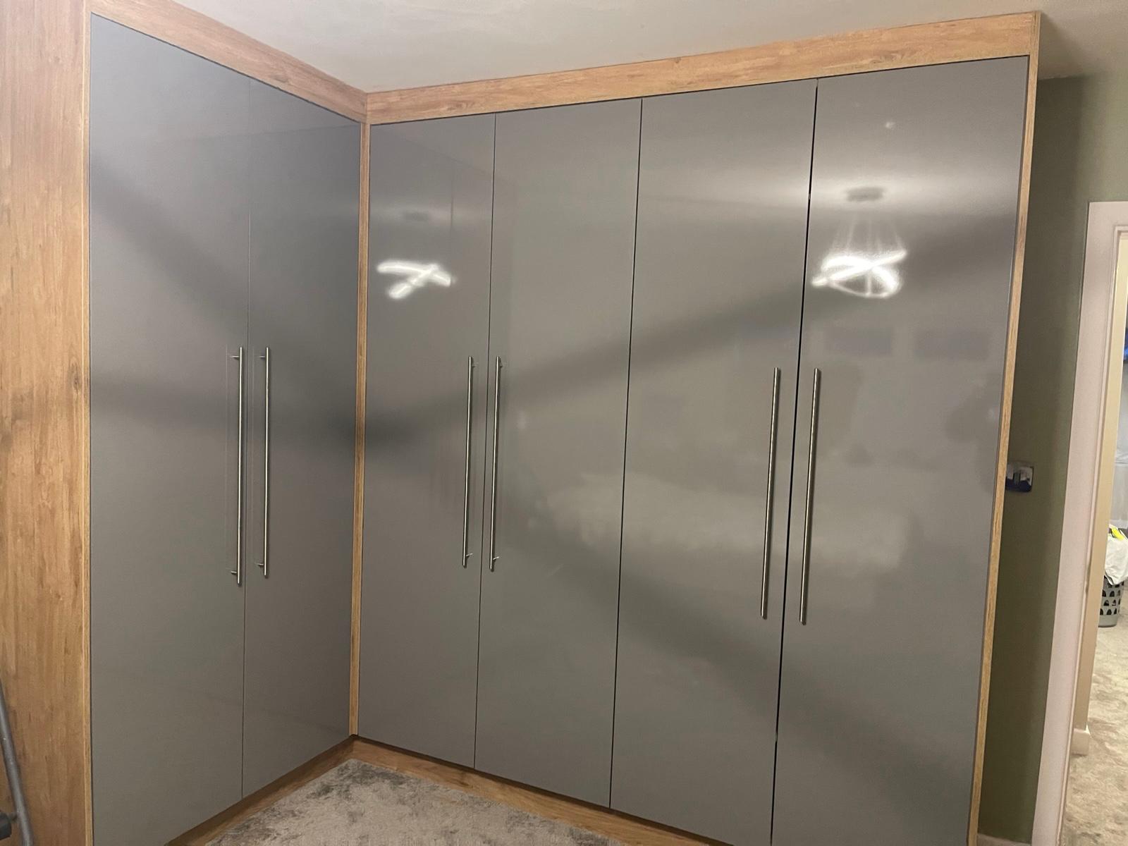 Bespoke wardrobe installation