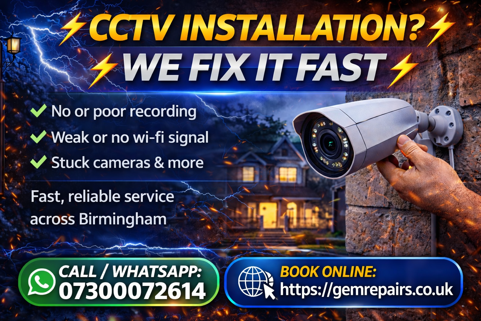 CCTV installation