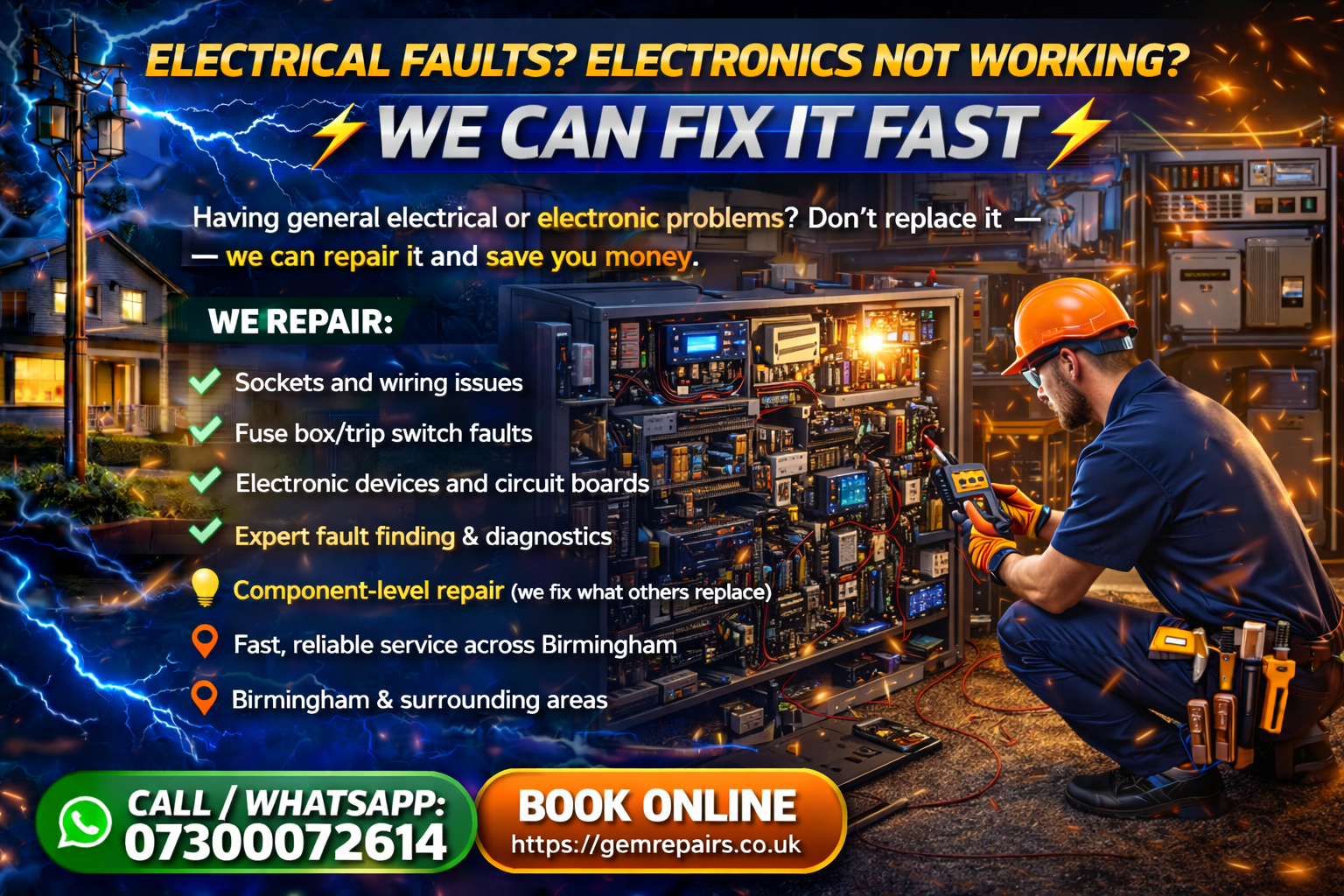General Electronic Faults Repairs Service