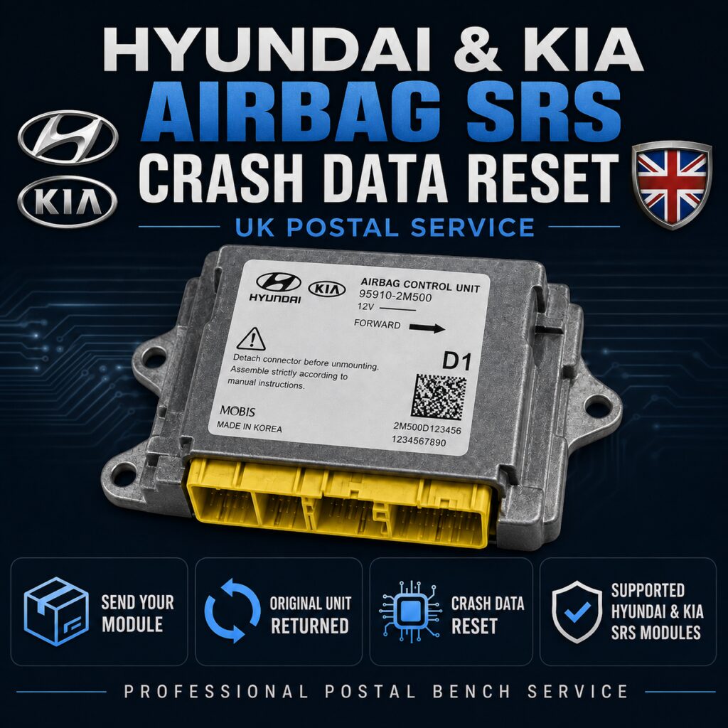 Hyundai & Kia Airbag SRS Crash Data Reset Service