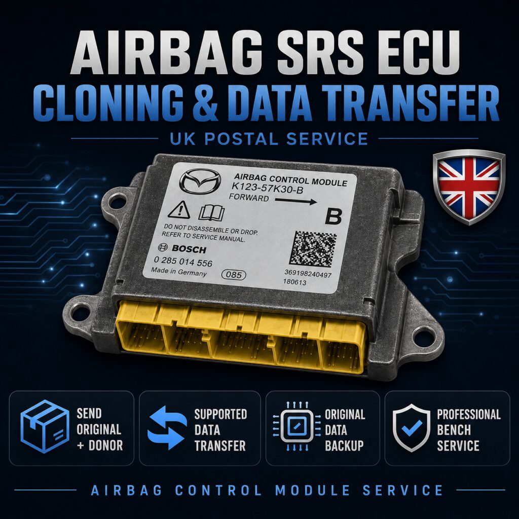 Airbag SRS ECU Cloning & Data Transfer Service