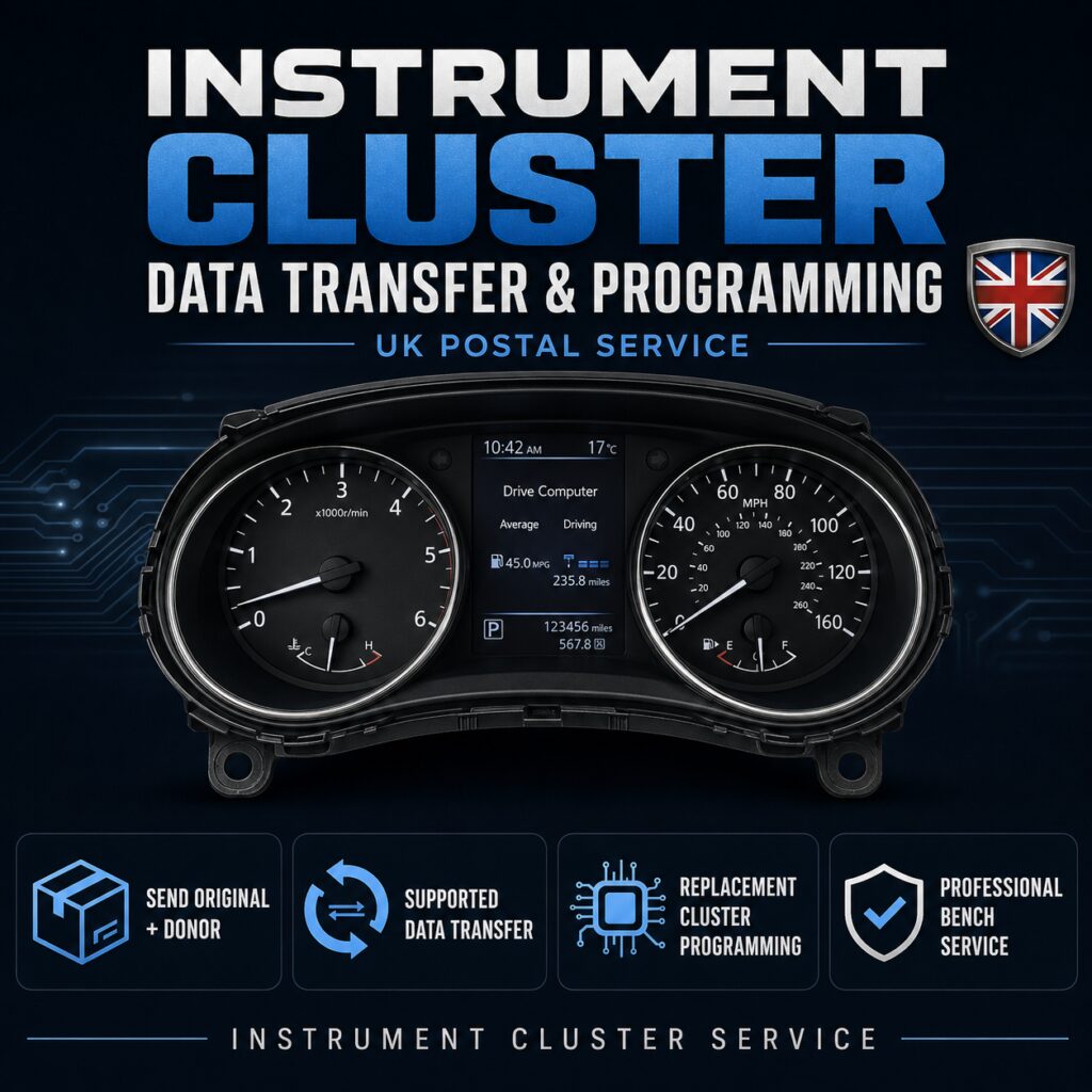 Instrument Cluster Data Transfer & Replacement Cluster Programming
