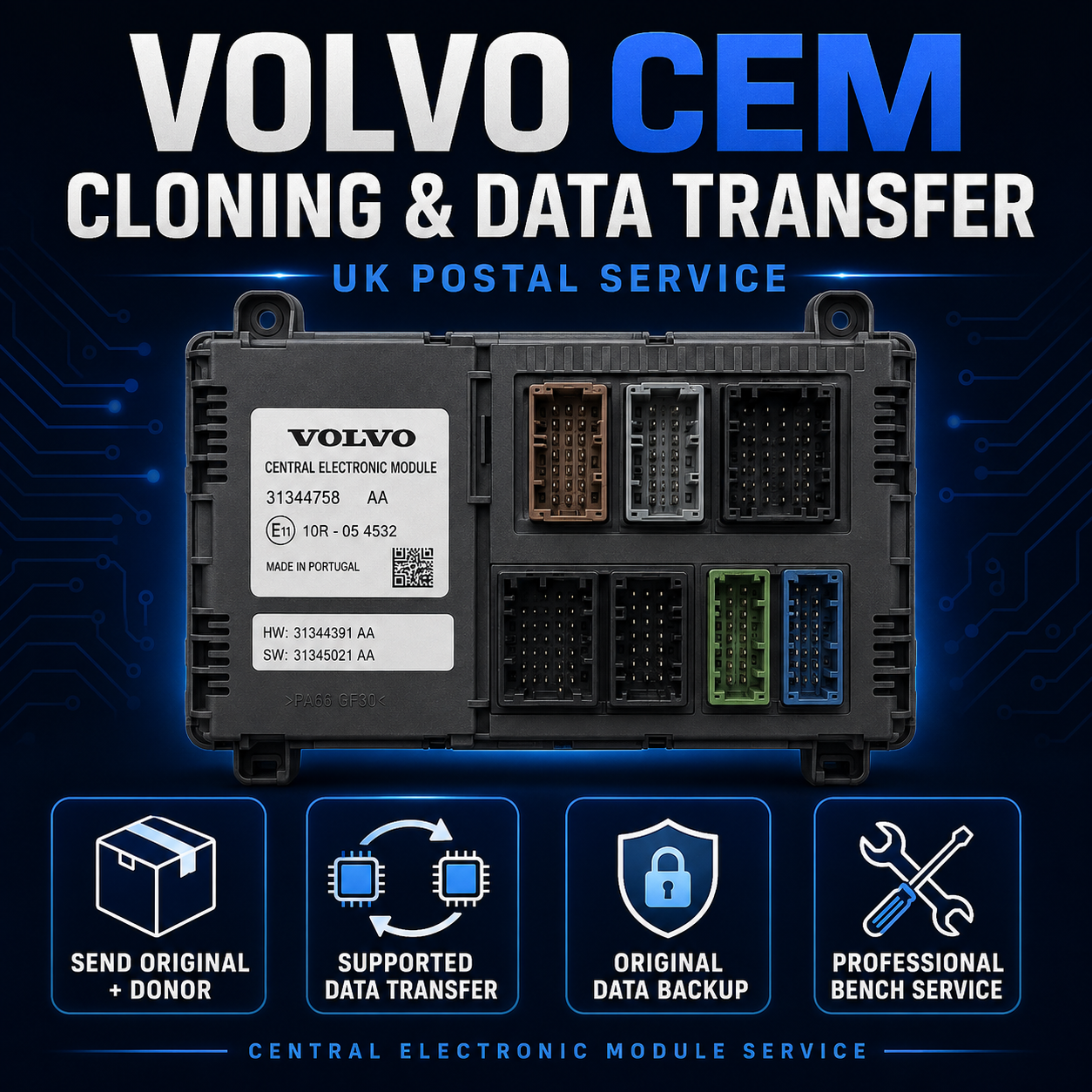 Volvo CEM Cloning & Data Transfer Service