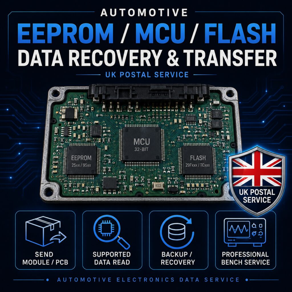 Automotive Module Data Reading, Backup & Recovery Service