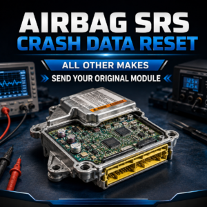 Airbag SRS crash data reset service for all other vehicle makes