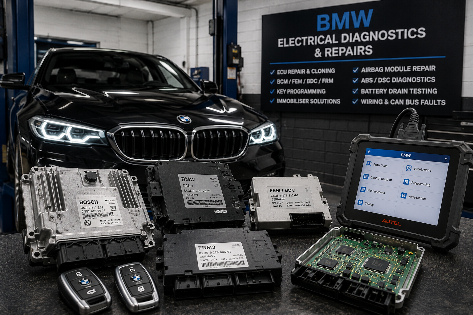 BMW, Mercedes and VAG Key and Module Faults: A Guide