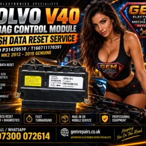 Volvo V40 airbag ECU crash data reset service P31429510 UK postal service