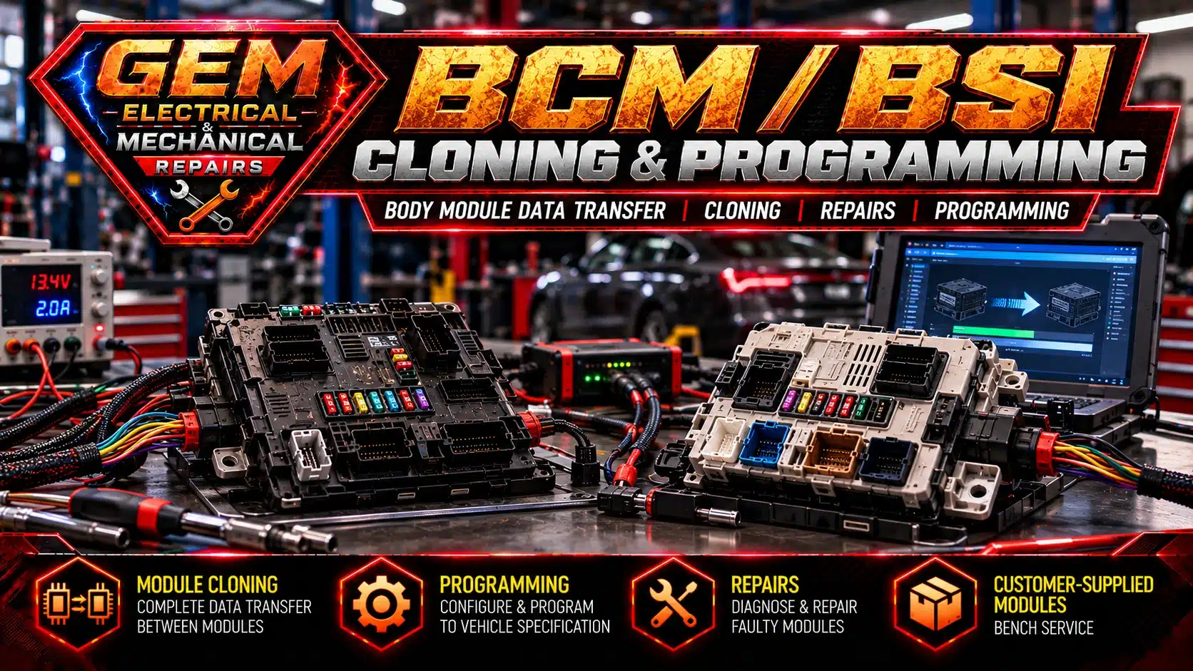 BCM, BSI & UCH Cloning UK: Replacing a Body-Control Module